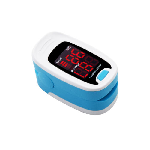 Oxímetro de pulso de dedo LED portátil de EE. UU., monitor Spo2 de oxígeno, estuche de transporte, cordón - Imagen 3 de 10