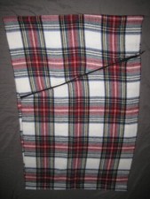 Betsey Johnson Plaid Zippered Infinity Scarf