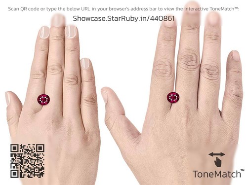 GIA & AIGS Certified VIETNAMESE Ruby 3.59 Ct. Natural Untreated EYE-CLEAN Rare - Picture 9 of 10