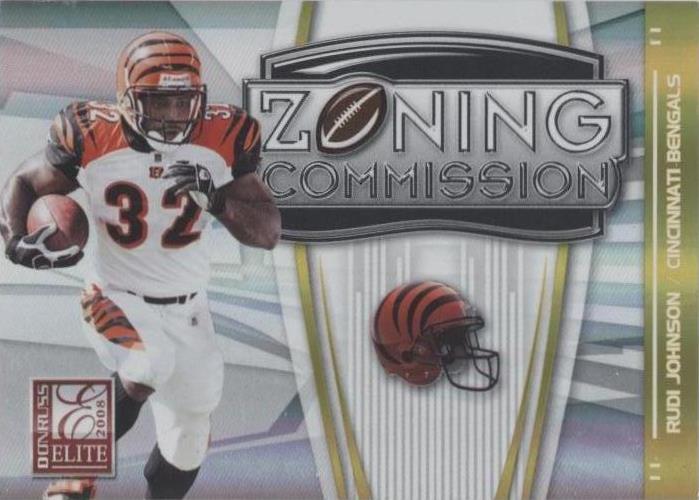 2008 Donruss Elite Rudi Johnson #ZC-11 - 1 of 2