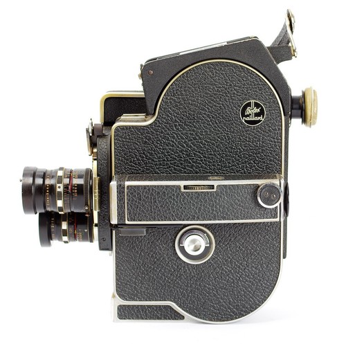 Bolex H16 Reflex Rex 5 16mm with Cine Xenon 2/16mm 1.4/25mm and view finder - Picture 8 of 12