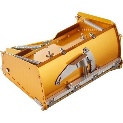 Drywall Flat Box 10'' Wide Quick Clean Aluminum Finishing Mud Box forPlasterboard