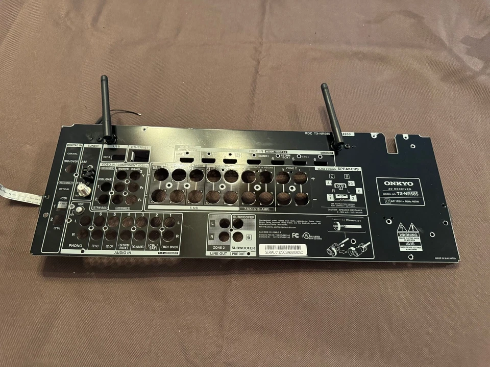 FOR PARTS Onkyo TX-NR585 See Dropdown for availble parts - Image 2 of 3