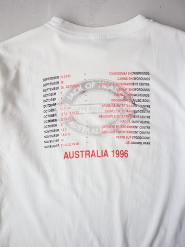 Vintage 90s John Farnham Jack of Hearts Australia Tour T-Shirt Size M - Picture 8 of 9
