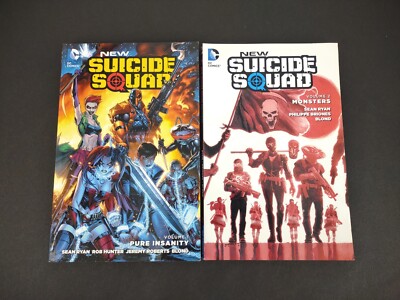 DC Comics New Suicide Squad Volume 1 & 2 Pure Insanity Comic Book Graphic Novel