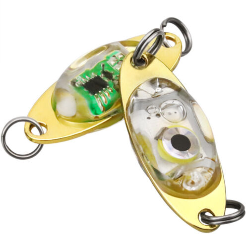 5 Pack LED Light Fish Lure Deep Drop Underwater Eye Shape Luminous Fishing Bait - Picture 4 of 11