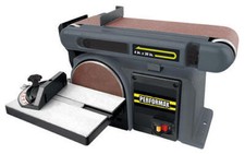 Belt Disc Sander 4"x36" Belt 0-90  Tilt 6" Diameter Disc 0-45  Tilt, 4.3A Corded