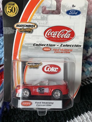 Matchbox Collectibles Coca-Cola Miniature Ford Mustang Convertible