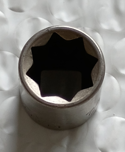 CRAFTSMAN TOOLS USA V44344, 3/8" DRIVE, 7/16" STAR SOCKET, SHALLOW, 8 POINT. - Bild 6 von 8