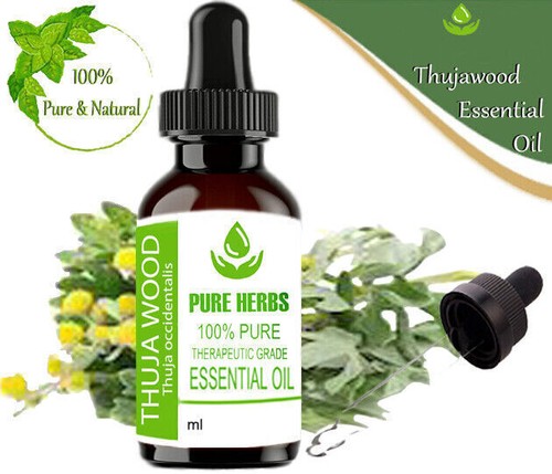 Pure Herbs Thujawood 100% Pure & Natural Thuja Occidentalis Essential Oil