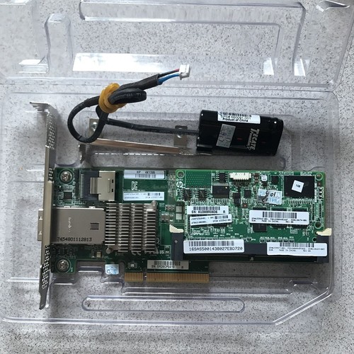 HP Smart Array P222/1GB FBWC 6Gb 2-Ports SAS Controller +Battery 631667-B21 - 第 1/4 張圖片