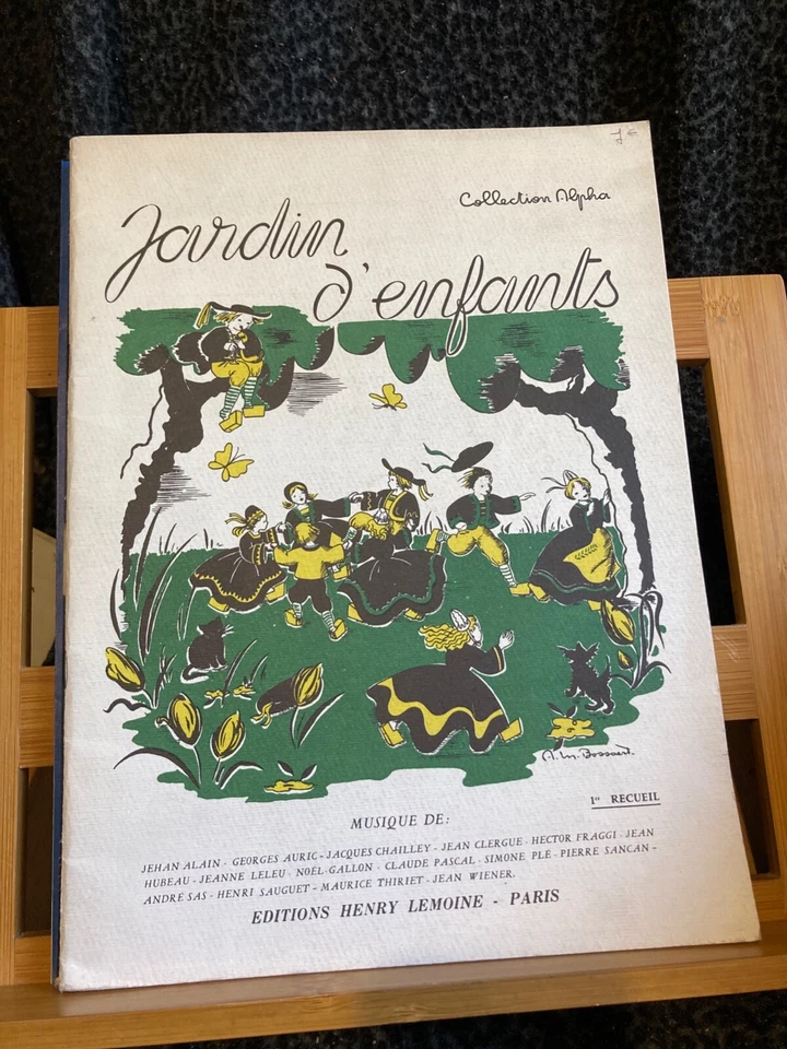 Jardin d'enfants Recueil de pièces pour piano partitions éd. Lemoine 1er recueil - Photo 1/1