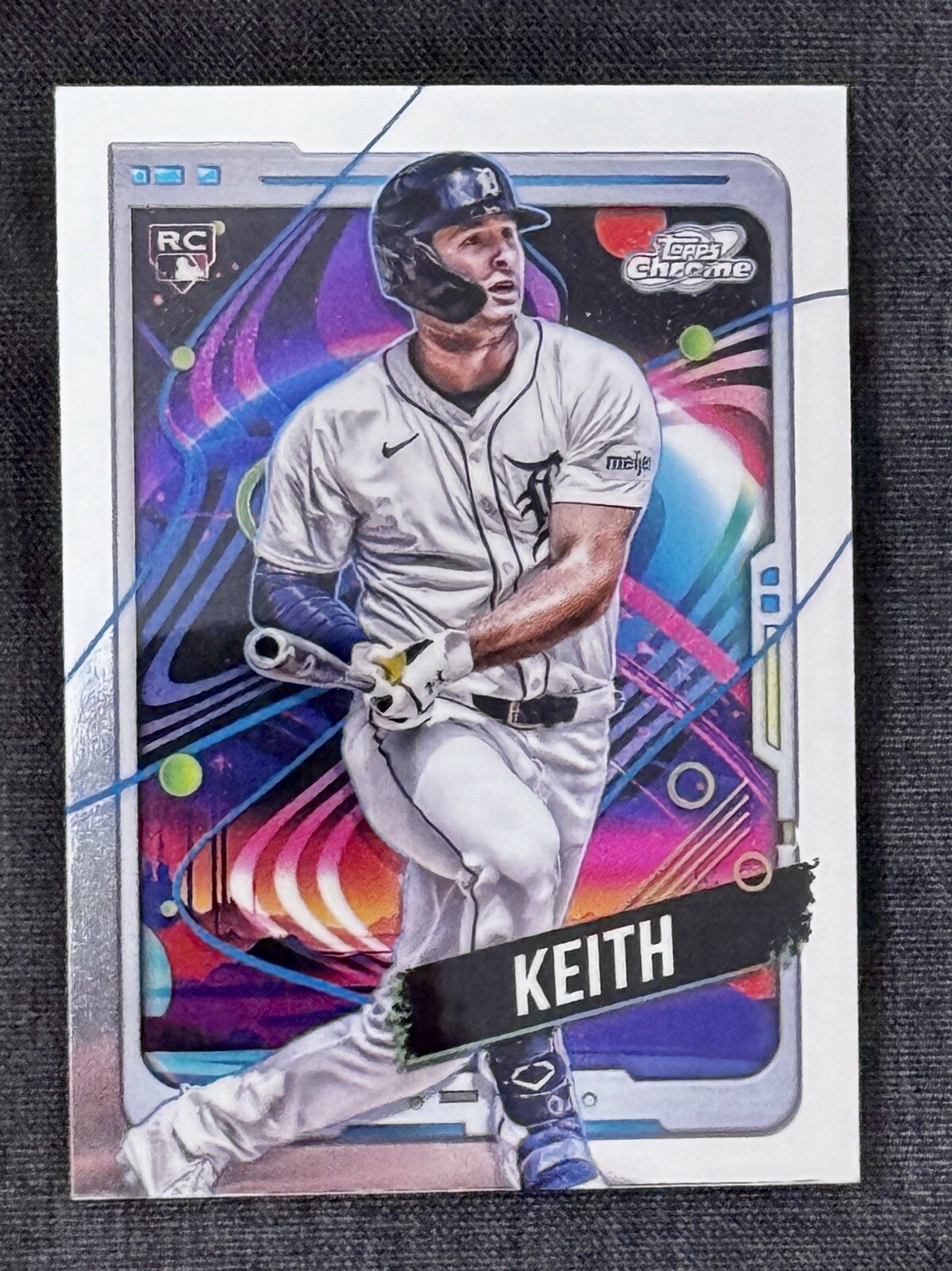 2024 Topps Cosmic Chrome Baseball Colt Keith Rookie Base #195 Detroit Tigers