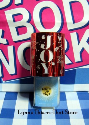 Bath & Body Works JOY RED METALLIC Wallflower Light-up Plug NEW (47/2030)