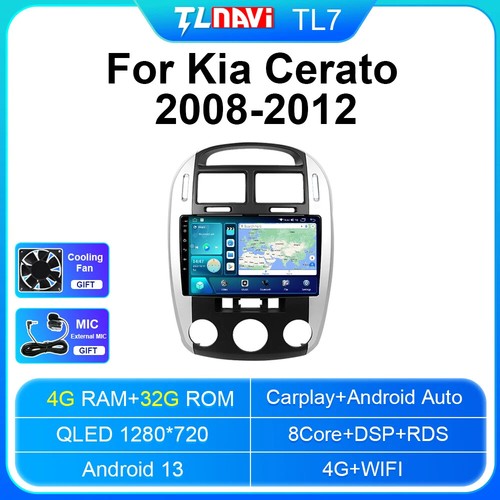 Wireless Carplay For Kia Cerato 2008-12 Android Radio Car Player Multimedia GPS - Picture 27 of 48