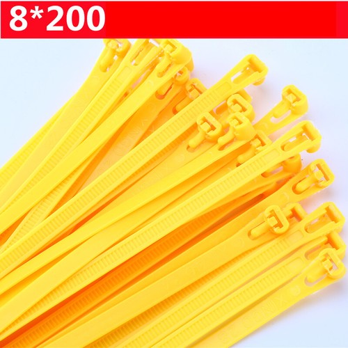 Cable Ties Releasable / Reusable Nylon Zip Tie Wraps Long Thick Heavy Duty 8mm - Picture 8 of 10