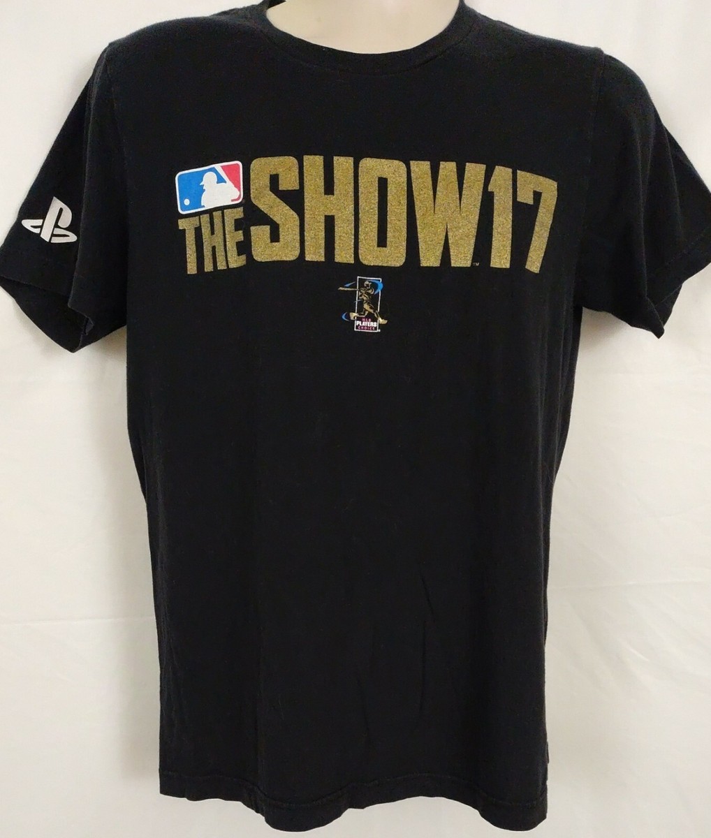 ウェア THE SHOW17 MLB The Show 17 PS4 Playstation Video Game Promo Men's T-Shirt