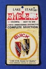Buick Circular Patch In Original Pack 3" Diameter Lake Star Emblems