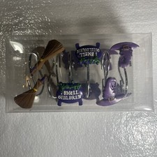 12 PCS Witchy Halloween Shower Hooks 