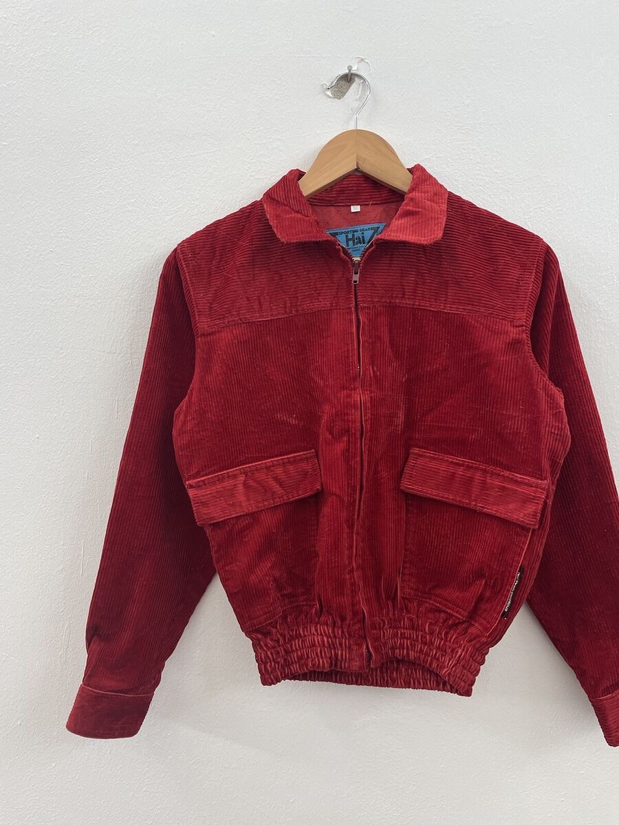 VINTAGE 80s ISSEY MIYAKE HAI SPORTING GEAR CORDUROY BOMBER VINTAGE 80s ISSEY MIYAKE HAI SPORTING GEAR CORDUROY BOMBER