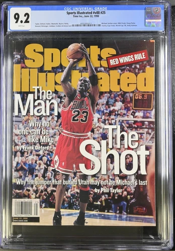 June 22, 1998 Sports Illustrated - Michael Jordan - CGC 9.2 NEWSSTAND