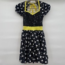 Costume Gallery Dance Costume Black Polka Dot Yellow Hair Bow Med Child