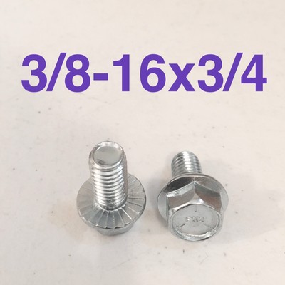 Qty 1000 3 8 16 X 3 4 Indented Hex Flange Whiz Lock Serrated Bolt Screw Ebay Qty 1000 3 8 16 X 3 4 Indented Hex Flange Whiz Lock Serrated Bolt Screw Ebay