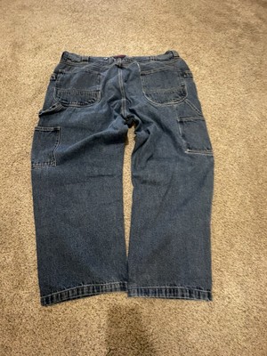very vintage carpenter double knee five brothers jeans. size 38x 34