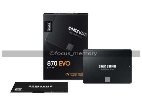 Lote de unidades de estado sólido samsung 2.5" ssd 870 evo 250gb/500gb/1tb/2tb/4tb sata iii - Imagen 7 de 18