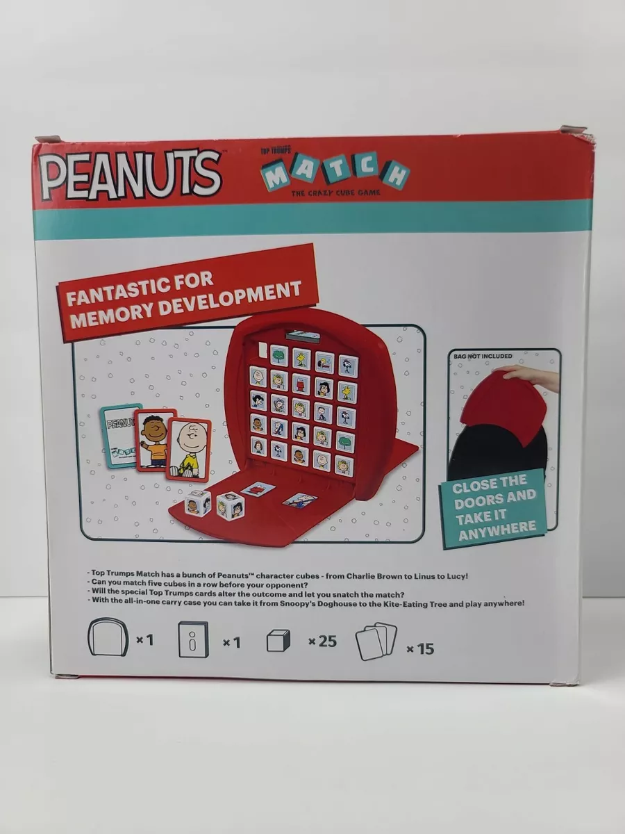 Peanuts Match The Crazy Cube Game Match 5 to Win 2 Players