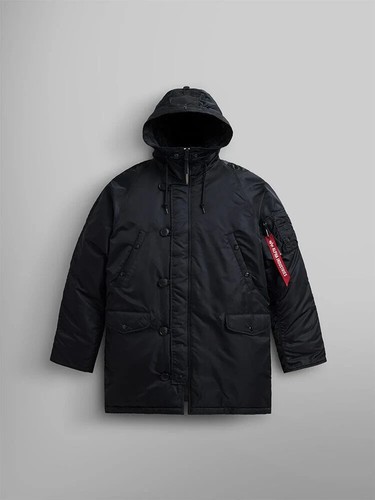 Alpha Industries N3B Parka Schwarz XS Neu! Kostenloser US-Versand! - Bild 3 von 9