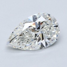 Pear Cut 1.60 Carat IGI CERTIFIED LAB GROWN CVD Diamond D Color VS1 Clarity