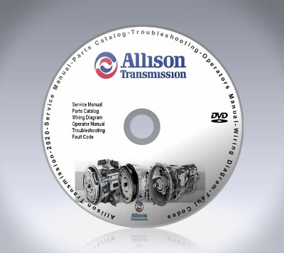 Allison Transmission-Service Manual-Parts Catalog-Troubleshooting ...