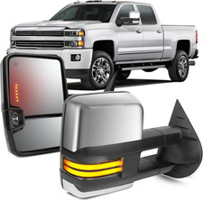 2014-2018 Silverado Sierra Power Heated Towing Mirrors Compatible Replacement