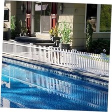 22in H x 44in W 2 Panels Freestanding Zippity Portable Puppy Fence Kit, White