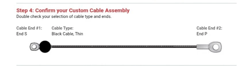 Cable para gimnasio en casa multiestación con terminaciones 110" Foto 3 de 3