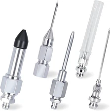 5PCS Grease Gun Needle Accessory Kit Narrow Space Greasing