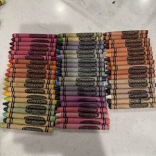 Vintage Crayola Crayons 59 Different Brilliant Colors Binney  Smith USA retired