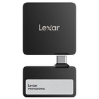 Lexar Professional Go USB 3.2 Gen 2 Type-C Portable SSD with Hub, Black - 1TB