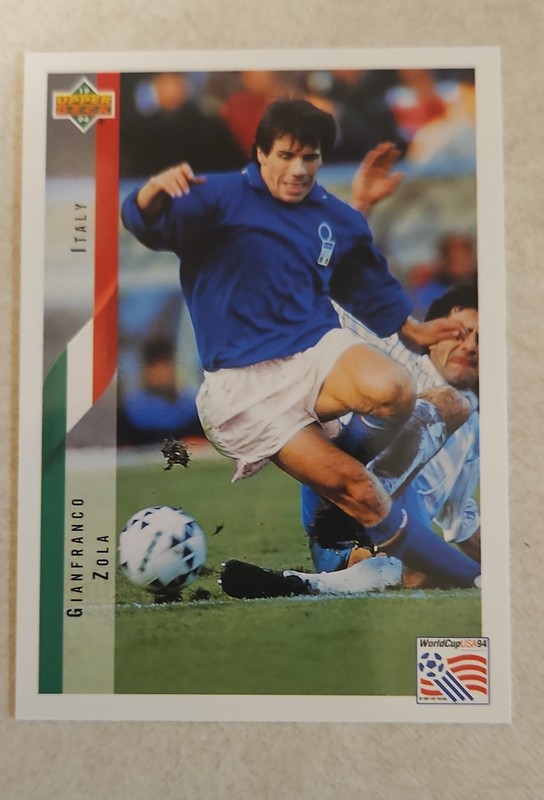 1994 Upper Deck World Cup English/German - Gianfranco Zola #128