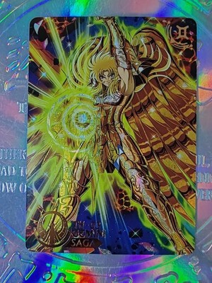 Karte Saint Seiya Zodiac Knight Shiryu Hyoga Shun Ikki Saori Saga Aiolia Holo