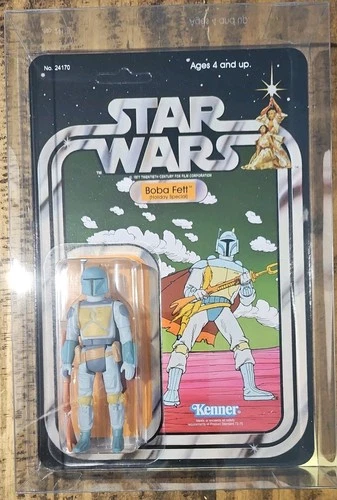 Boba Fett (Holiday Special) Vintage Kenner-Style Star Wars STAN SOLO New On Card