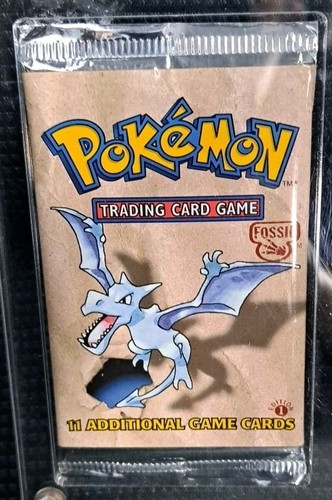 PSA 10 Pokemon 1st Edition Fossil Complete Set All 3 Booster Packs *NEW CASES* - Picture 3 of 8