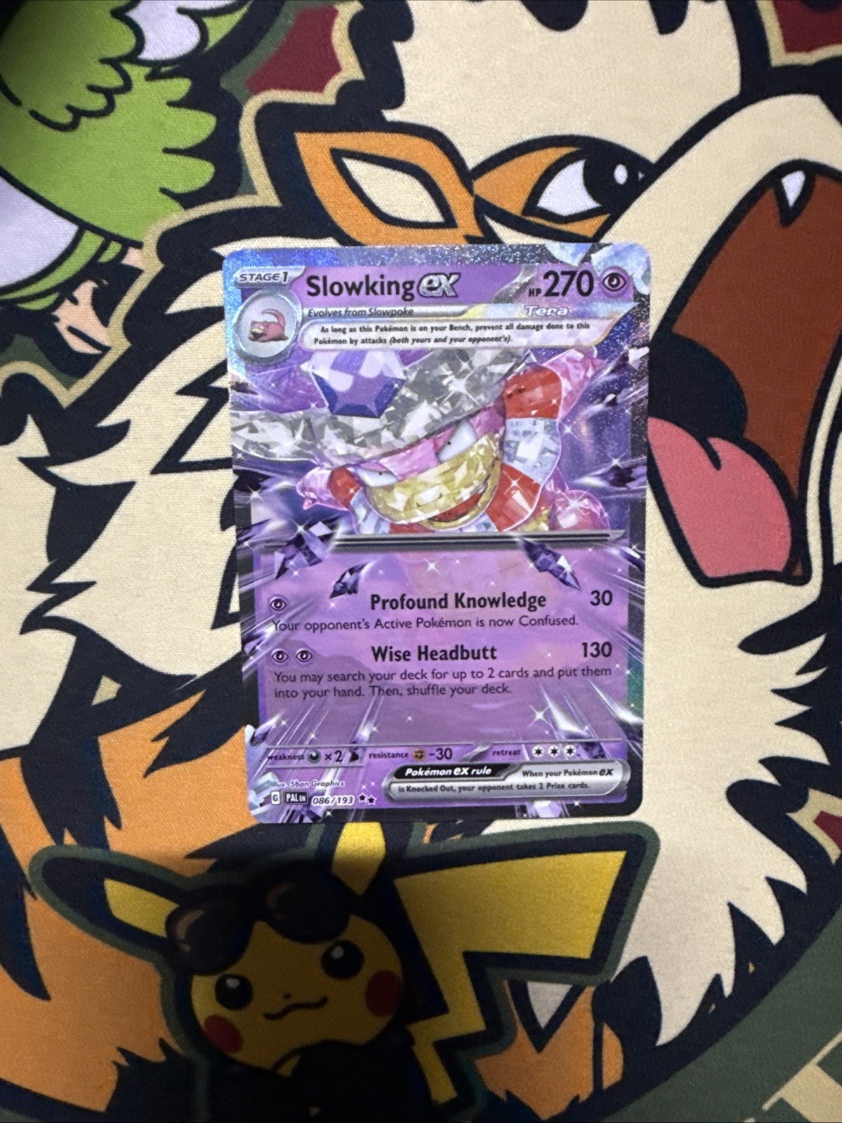 Pokemon Slowking ex 086/193 Paldea Evolved Double Rare Holo