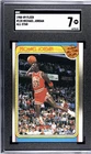 Fleer 1988-89 Michael Jordan All-Star #120 Chicago Bulls SGC 7 NBA Card GOAT