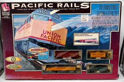 #ad #ad Life Like Pacific Rails HO Union Pacific Electric Train Set 433 8674 New Sealed $127.92