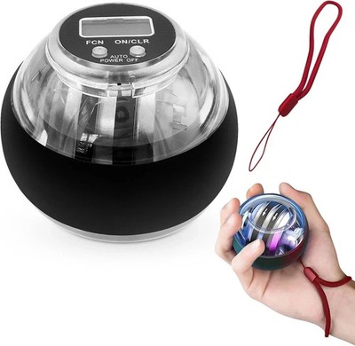 Torque Ball Hand Exerciser, Gyro Ball, Auto-Start Gyroscopic Wrist Trainer for A