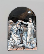 Email de Limoges XIX eme Baiser de Paix Annonciation