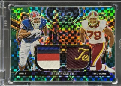 2023 Panini Select Multiverse Bruce Smith Dual Patch /5 FOTL Redskins Bills