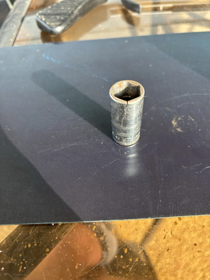 Snap On 12pc 3/8" Drive Metric Semi-Deep 6pt Impact Socket Set 212IMFMSYA 232269 - Image 4 of 4